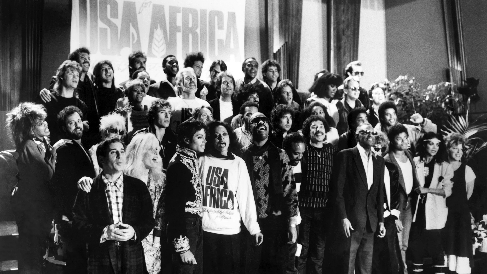 USA For Africa 1985 US Press Kit 001